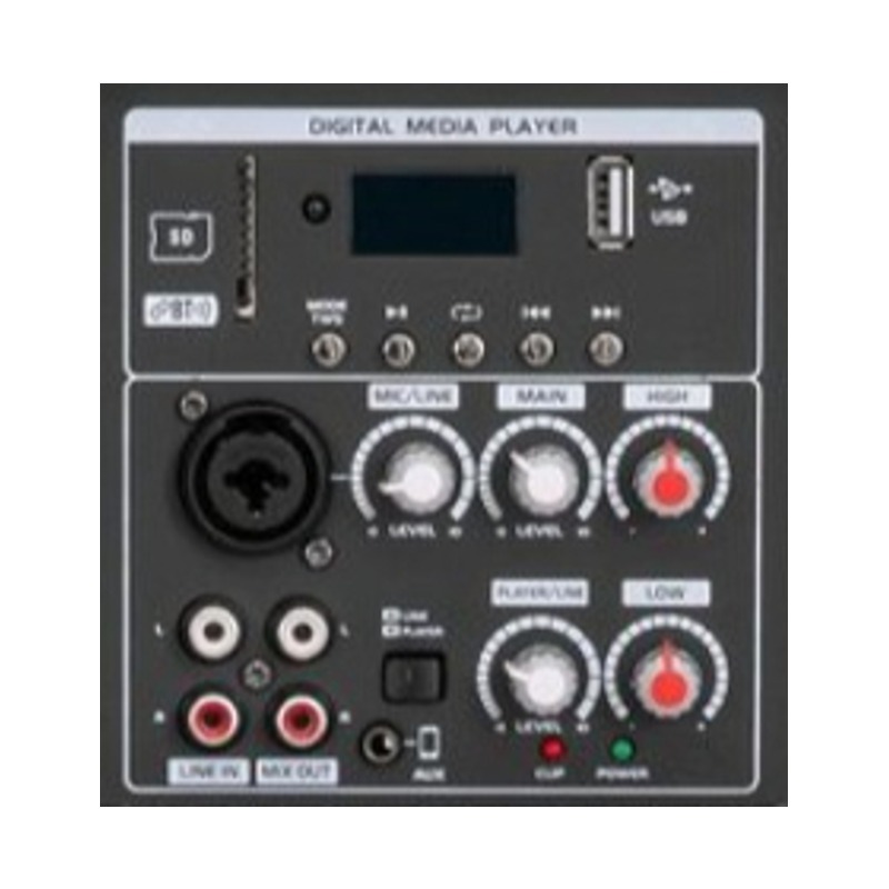 VFM-210AP Aktivni zvočnik 10", 180 W, USB, Bluetooth, TWS - slika 4