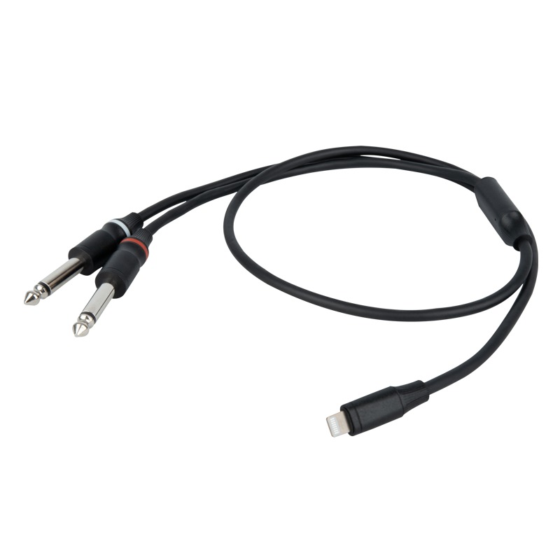 FL101 Lightning na 2 Mono Jack 6,3 mm L/R, 1,5 m