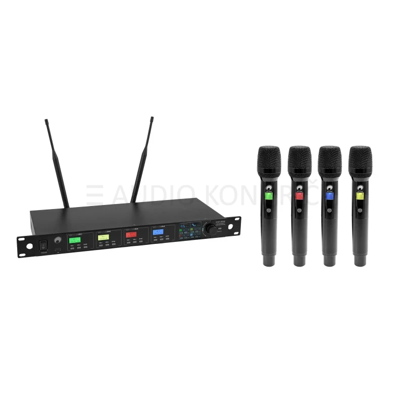 OMNITRONIC UHF-604 komplet