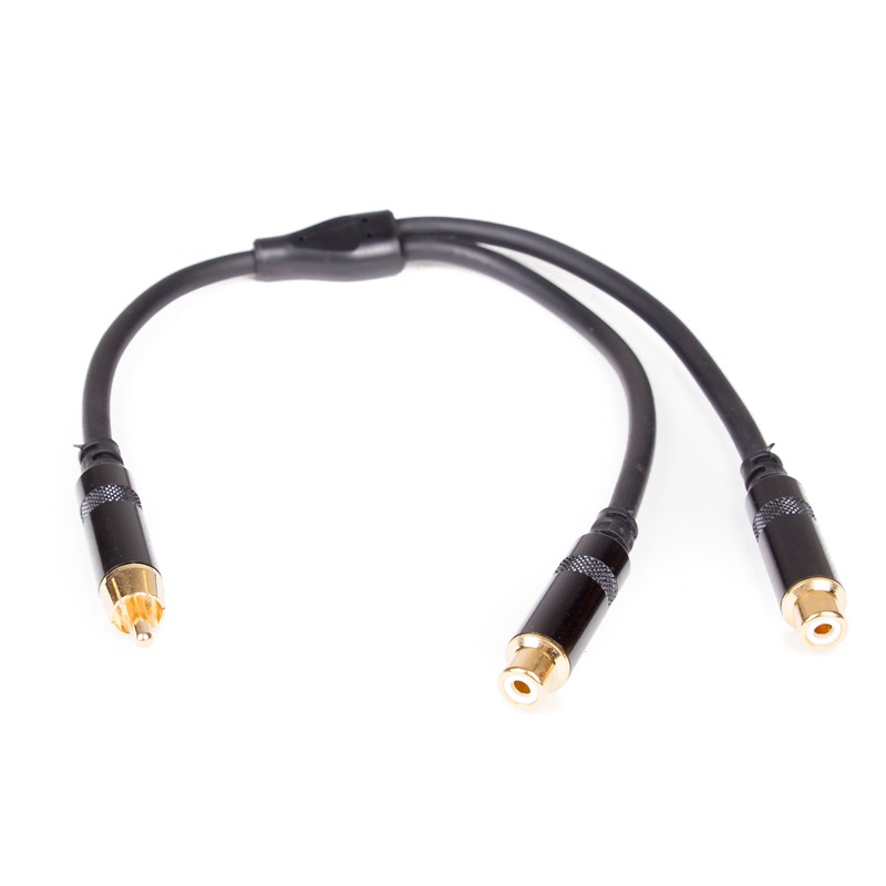 Činč kabel RCA100 RCA moški - 2 x RCA ženski, 30cm