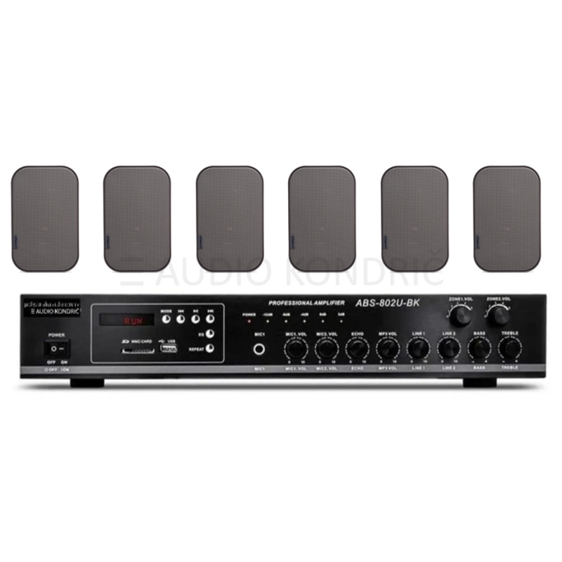 SET Kompletno ozvočenje lokal M, 2 zoni