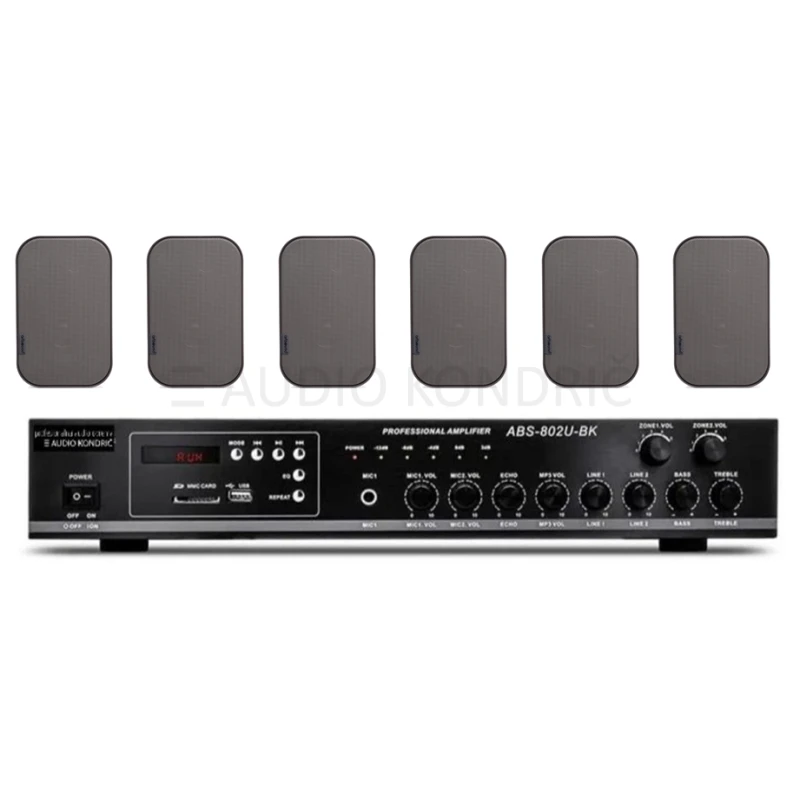 SET Kompletno ozvočenje lokal M, 2 zoni