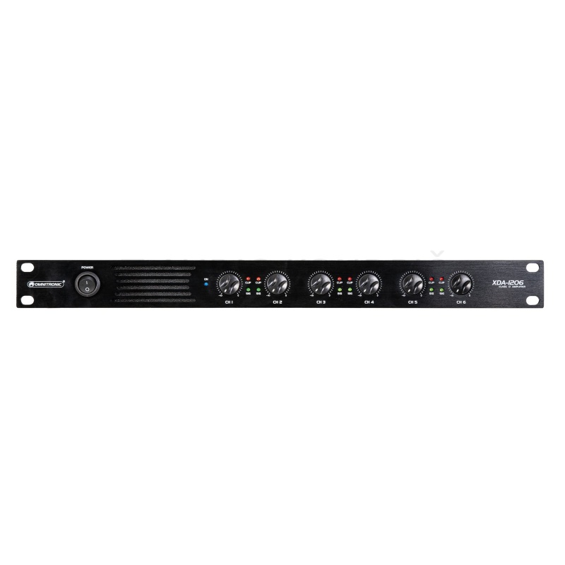 XDA-1206 6-kanalni ojačevalnik, 6 x 200W RMS