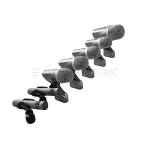 MIC 77 7LMH Komplet mikrofonov za bobne v aluminijastem kovčku (7-delni set)