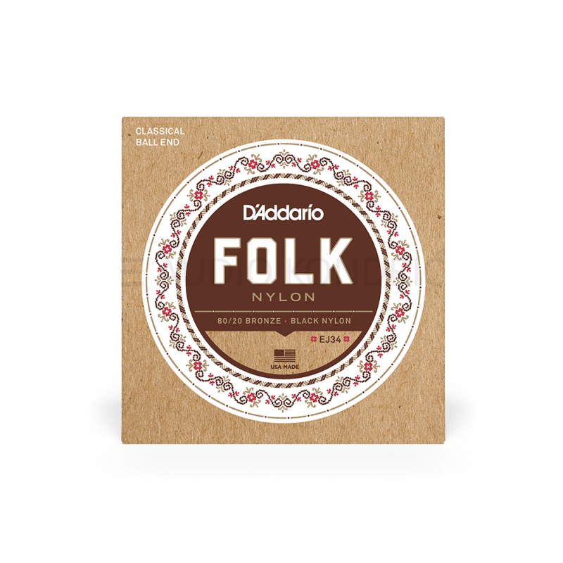 D'Addario Folk EJ34