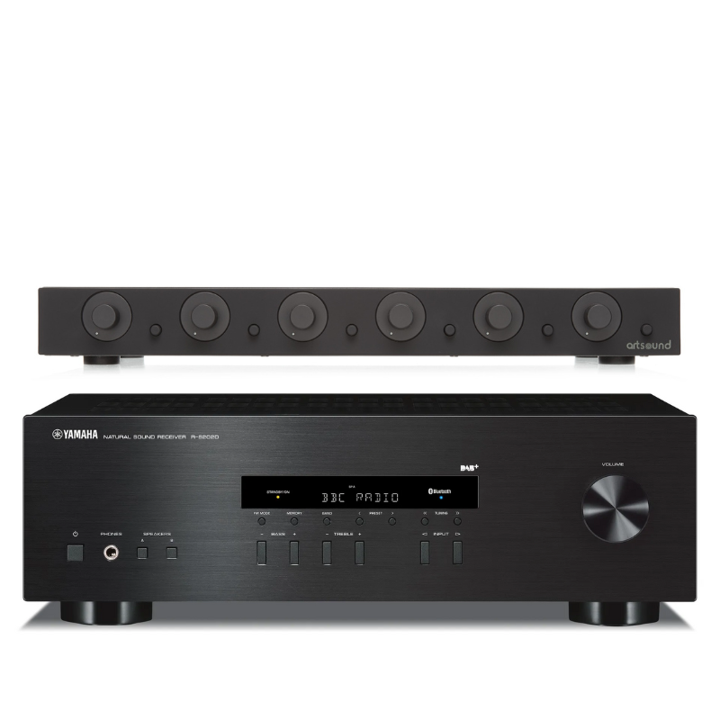 Stereo Receiver Yamaha R-S202D, Bluetooth, DAB+ | 6 kanalna regulacija
