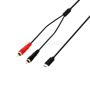 Audio kabel USB C na 2x RCA  | 1,5m
