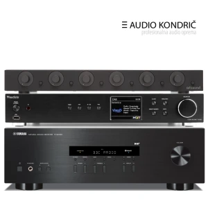 Bluetooth, Wi-Fi Internetni radio, Spotify, Airplay 2, DAB+ Kontrola preko aplikacije, in še veliko več.