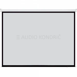 Elektrodvižno projekcijsko platno 146 x 110 cm z daljincem