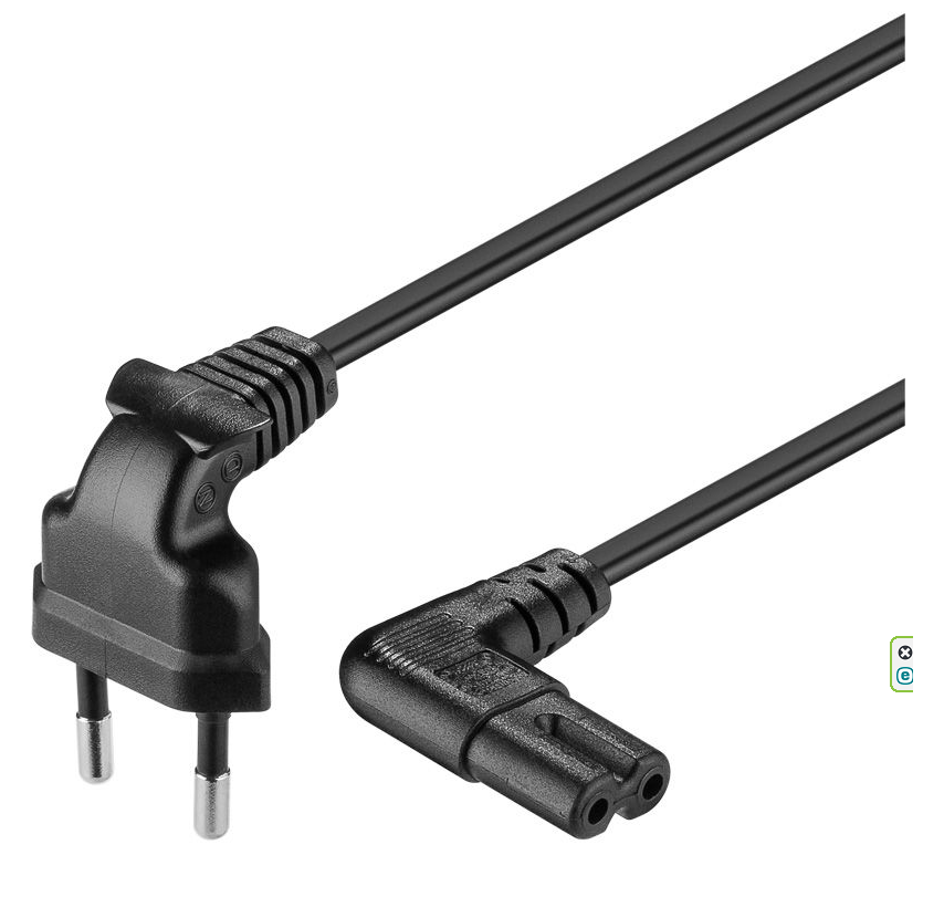 Napajalni kabel za klavirje ali napajalnike kotnik, 3m