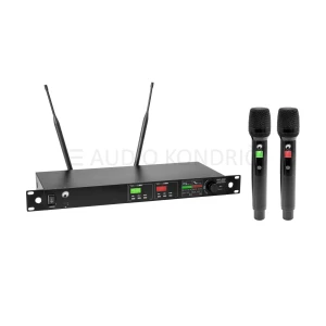 UHF-602 Dvojni ročni daljinski mikrofon, 520 - 554 MHz