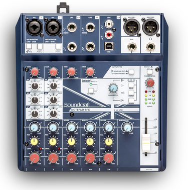 Soundcraft Notepad-8FX 8 kanalna mešalna miza