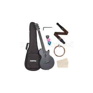 Akustična kitara CASCHA Carbon Fibre - Black Matte