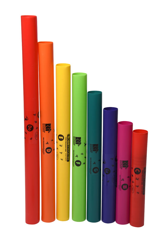 Boomwhackers BW-DG Diatonic Set, 8 barvnih glasbenih cevi