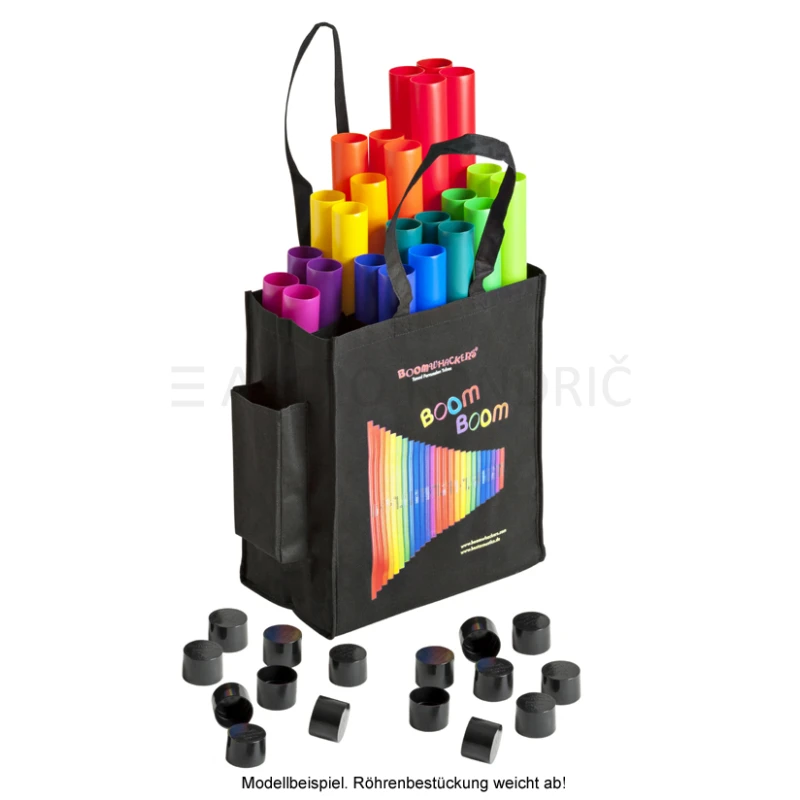 Boomwhackers BW-SET04 Basic School Set, 28 cevi in torba