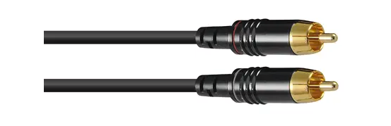 Audio kabel 2x RCA moški 20m
