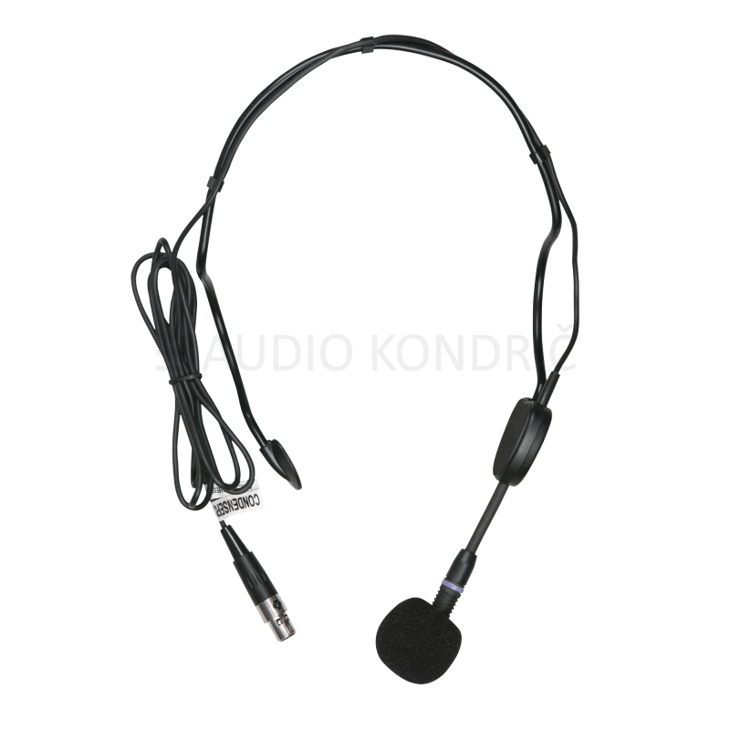 DAP EH5 Naglavni mikrofon črne barve, 4pin