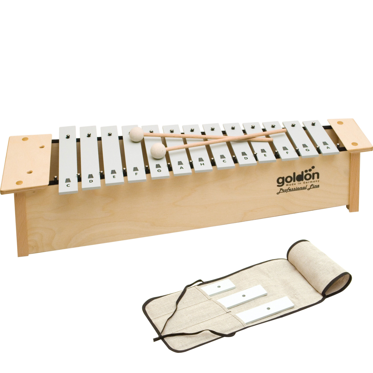 Goldon Orff metalofon – alt diatonični komplet, model 10100