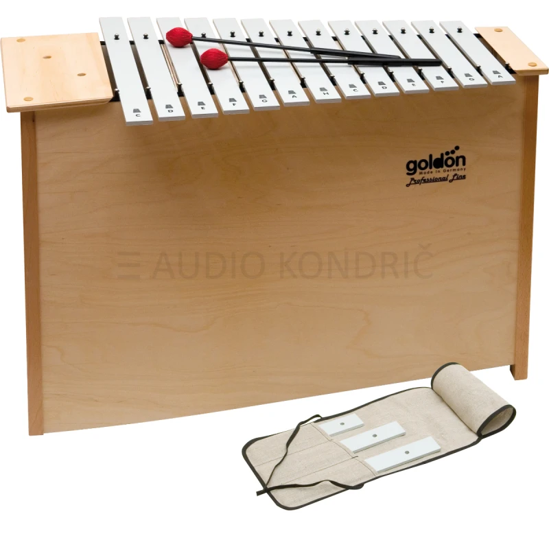 Goldon Orff metalofon – bas diatonični komplet, model 10120