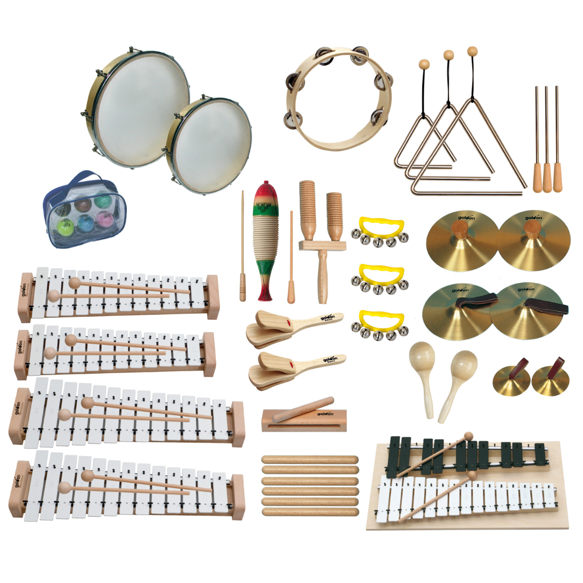 Goldon Orff set tolkal in metalofonov za razred, model 31730