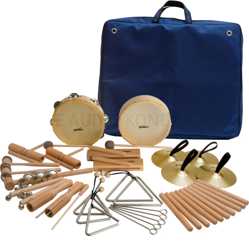 Goldon Orff set tolkal v veliki modri torbi – za skupine do 24 otrok, model 30320