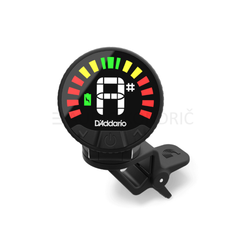 Nexxus 360 Rechargeable Guitar Tuner – 360° polnilni clip-on uglaševalec za električno, akustično in klasično kitaro