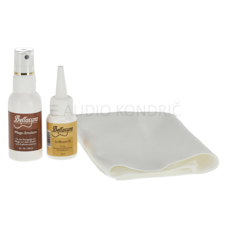 Set za poliranje in čiščenje kitare Bellacura GEWA Exclusive care
