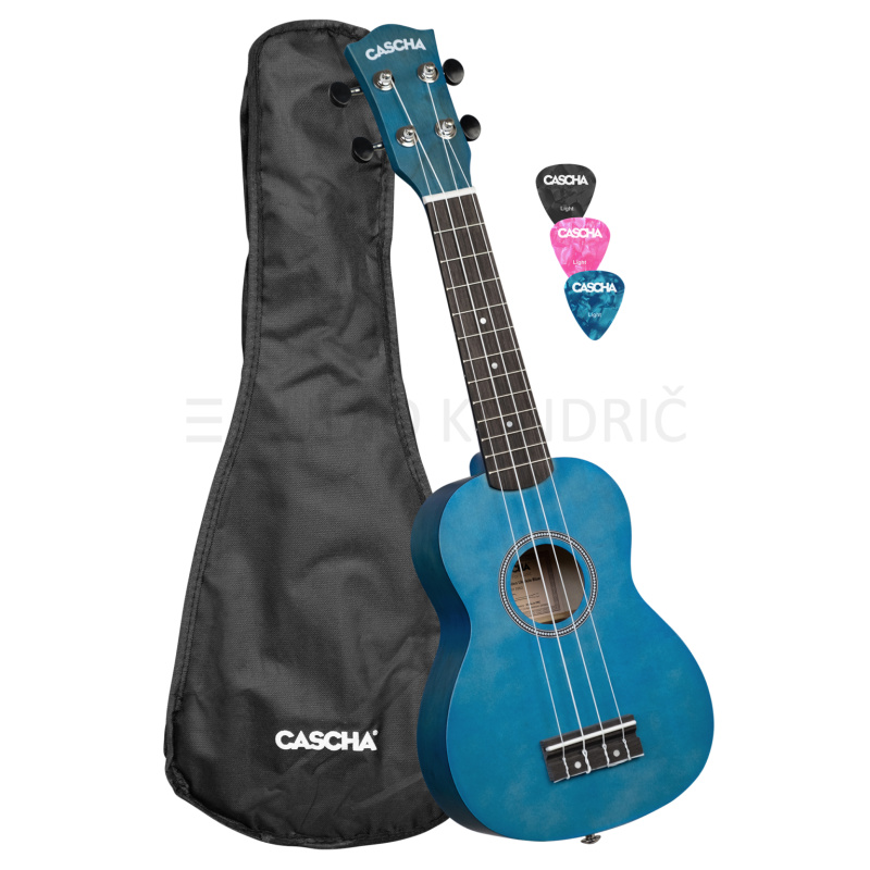 Ukulele CASHA sopran - Linden Blue