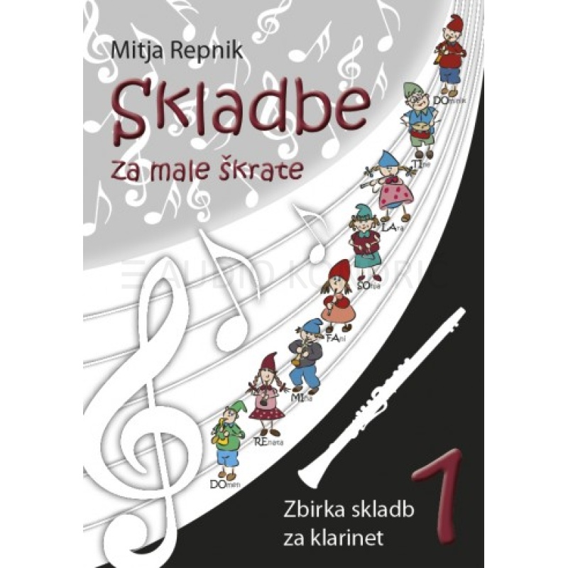 Skladbe za male škrate 1 – zbirka skladb za klarinet