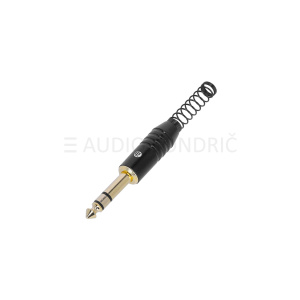 Jack stereo 4 STAR C JM3 BLK, 6.3mm black
