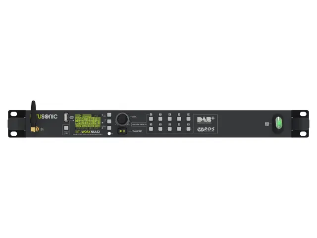 INTUSONIC Intuworx NSA52 Večfunkcijski 5-izvorni Medijski Predvajalnik (DAB+, FM, USB, Bluetooth, Jingle, 19" 1U)