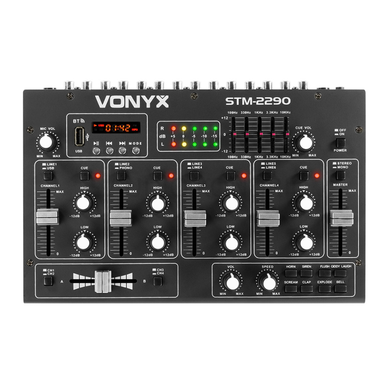 Vonyx STM-2290 8-Kanalni mešalnik, rabljeno