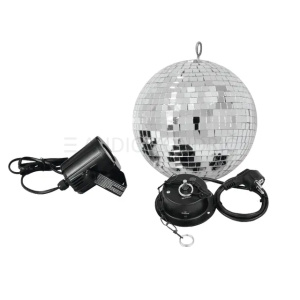 EUROLITE Disko krogla set 20cm z LED Spot
