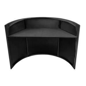 OMNITRONIC Curved Mobile Event Stand – Ukrivljena DJ miza B-Stock