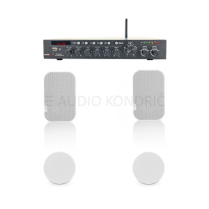 SET Kompletno ozvočenje restavracija 3 zone 2 ( 100V )