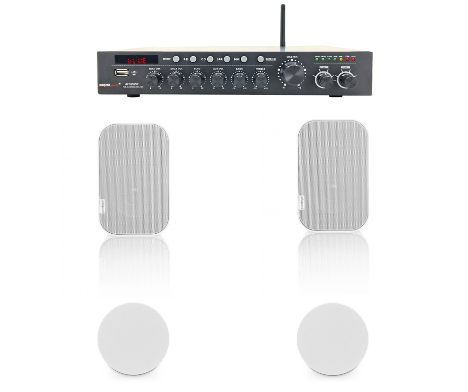 SET Kompletno ozvočenje restavracija 3 zone 2 ( 100V )