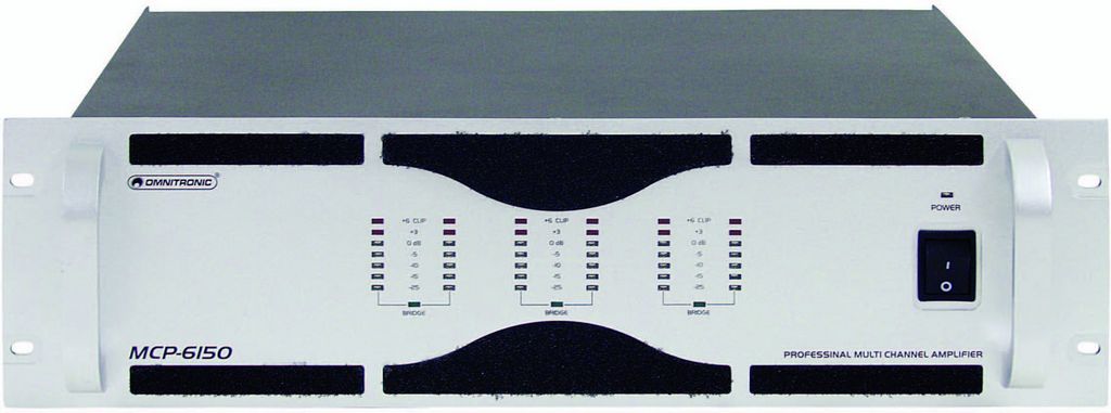 OMNITRONIC MCP-6150 6-Channel Amplifier