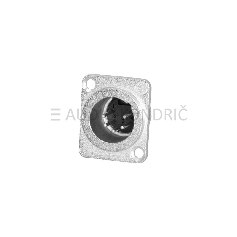 4 STAR P XM5 | XLR 5 pin vgradna vtičnica, moška