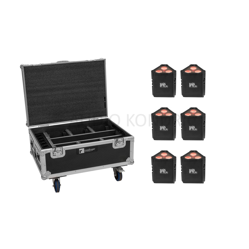 Eurolite Set 6x AKKU IP TL-3 QCL