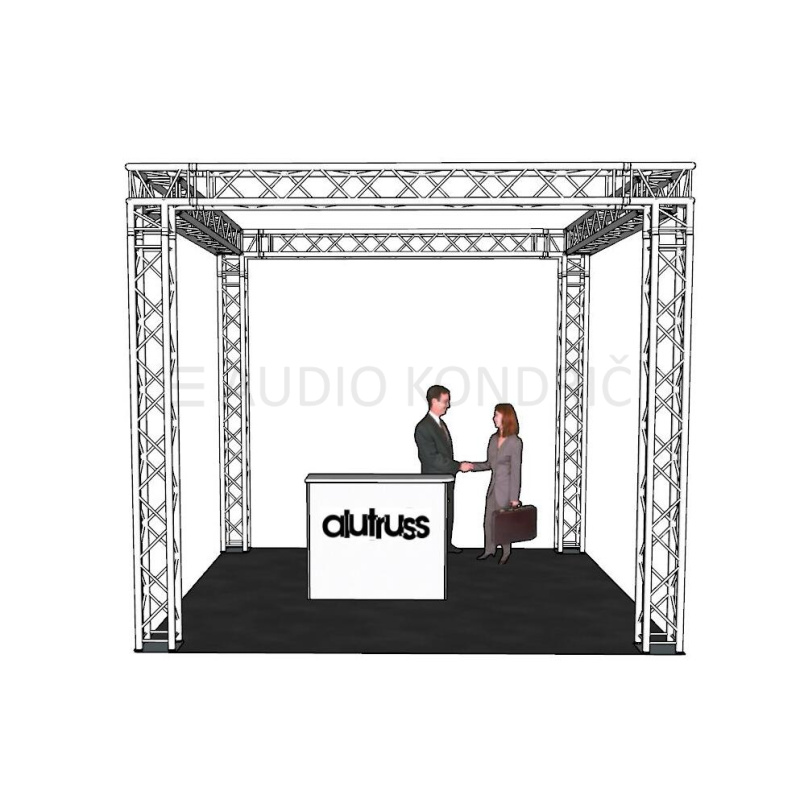 ALUTRUSS Komplet odrske konstrukcije Quadlock