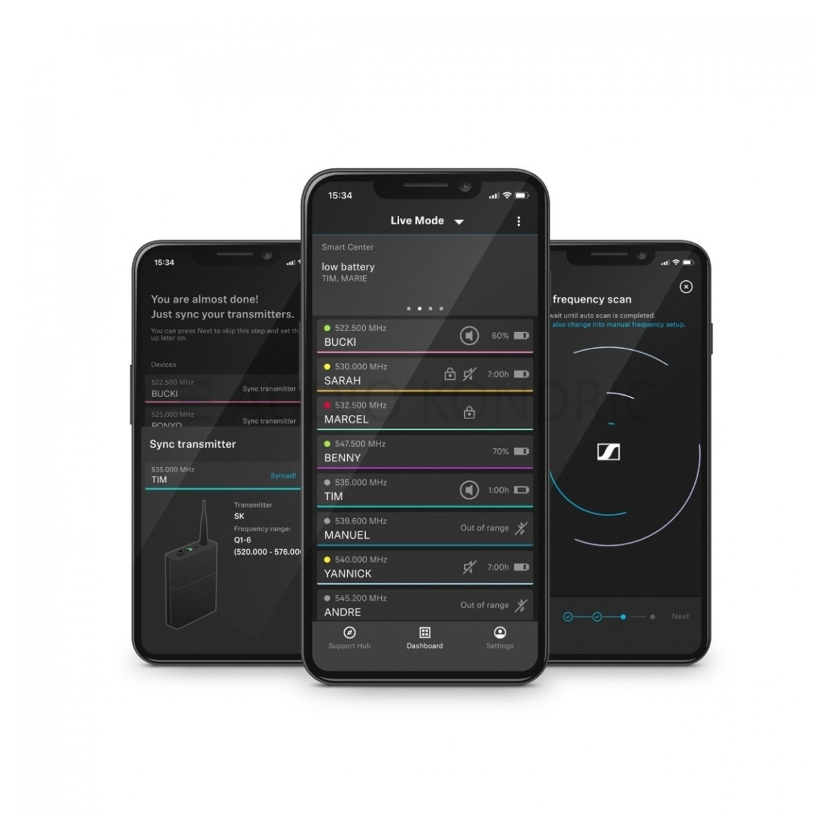 Sennheiser EW-D ME3 brezžični naglavni mikrofonski sistem - slika 4