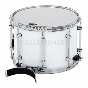 Sonor MB1410 CW pohodni snare boben 14"x10" v beli barvi.