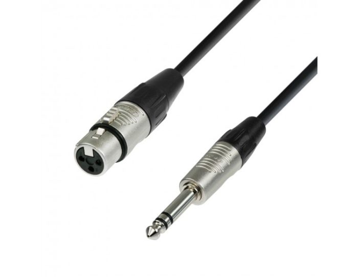 XLR Jack kabel 4 STAR BFV 0500 XLR ženski - Jack stereo moški 6,3mm, 5m