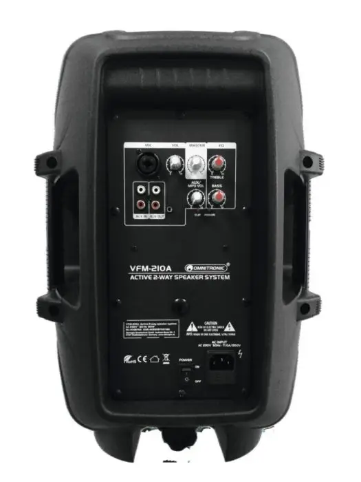 VFM-210A Aktivni zvočnik 10", 180W - slika 3