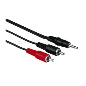 Kabel jack stereo 3,5 2x činč, 3m