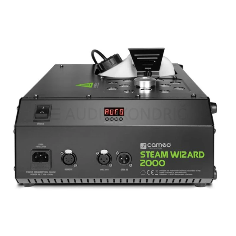 Cameo STEAM WIZARD 2000 Naprava za meglo z RGBA LEDs svetlobnimi efekti