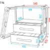 Rack ohišje z predali za brezžične mikrofone DAP Audio D7520B