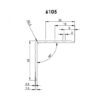 Aluminijast vogalni profil Adam Hall 6105, 30x30mm