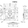 Adam Hall 17291S Metuljček