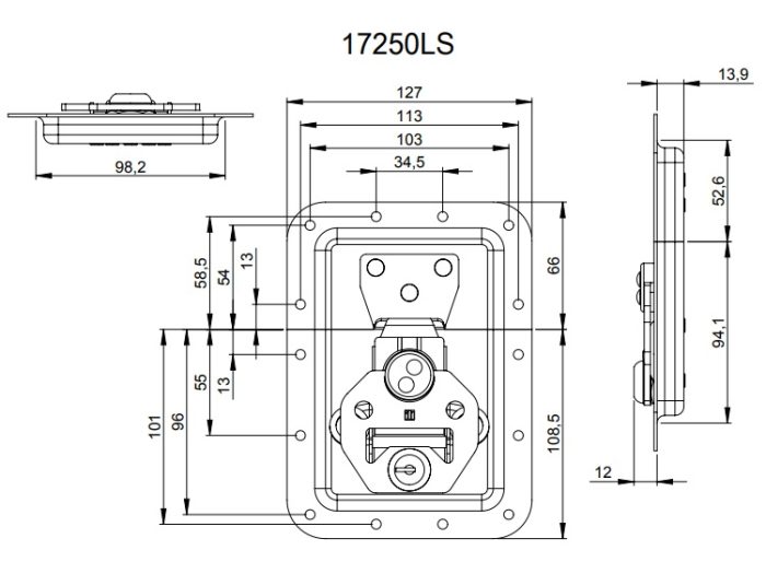 Metuljček Adam Hall 17250LS - slika 2